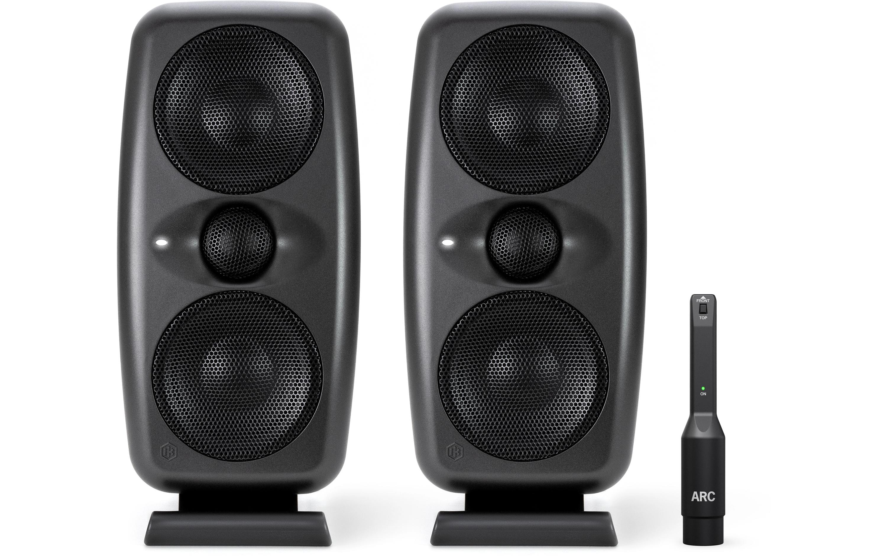 Studiomonitore iLoud MTM MKII Pair Bundle Schwarz<br>Zwei 100 W 2-Wege Bi-Amp Lautsprecher