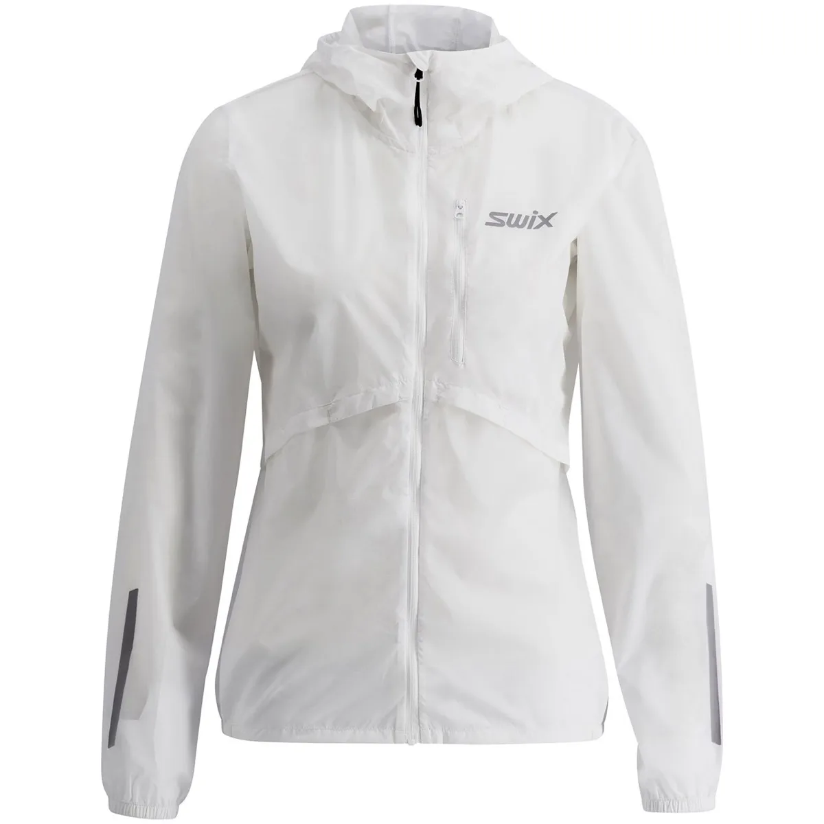 Swix Women's Pace Wind Light Hooded Jacket Bright White