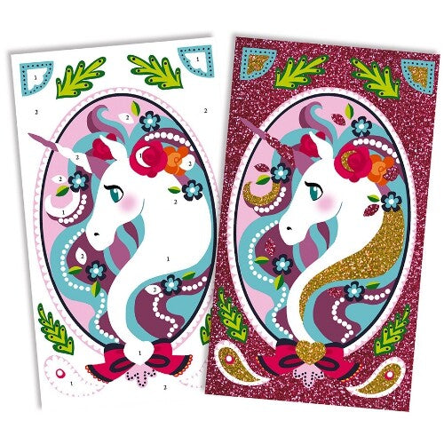 Janod knutselset glitter eenhoorns