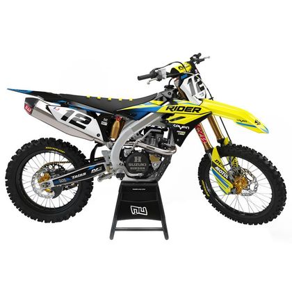 Kit déco RiderUnik RIDER - Noir / Jaune