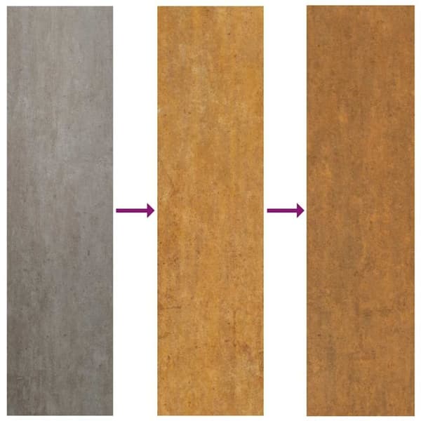 vidaXL Hageport 85x150 cm cortenstål gressdesign