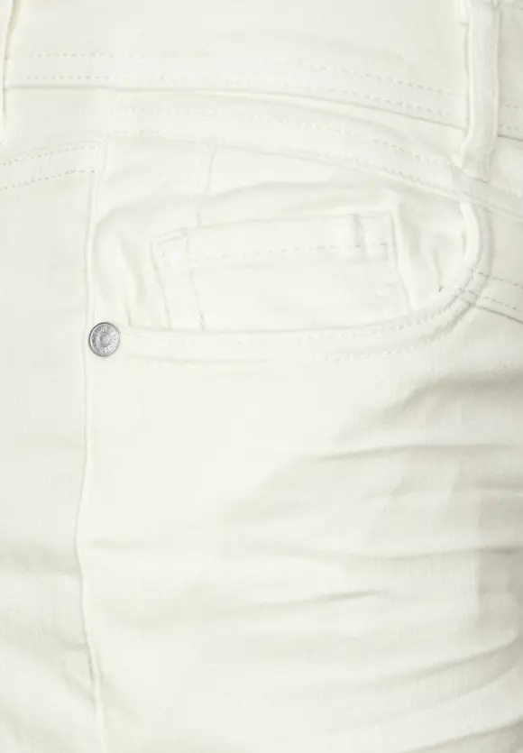 Casual Fit Culotte Jeans - soft ecru washed