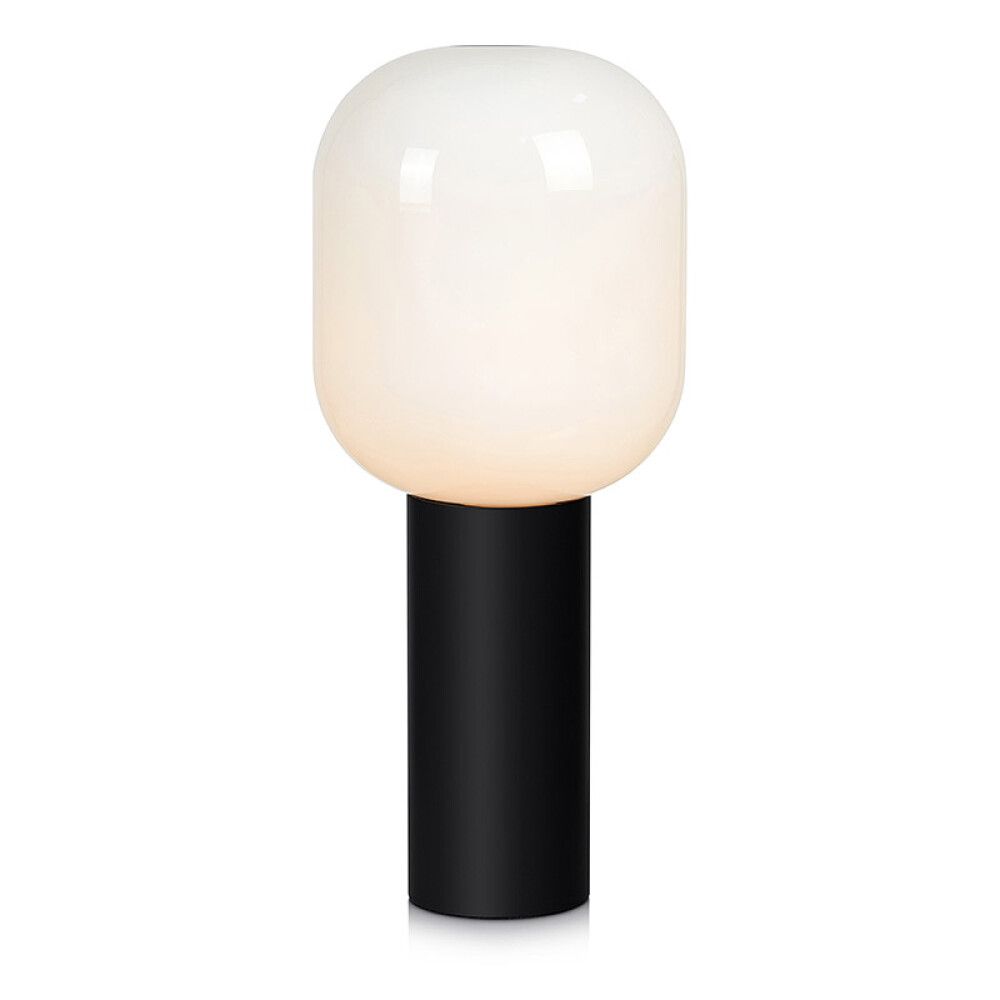 BORDLAMPE MARKSLÖJD BROOKLYN 1 56CM SVART/OPAL