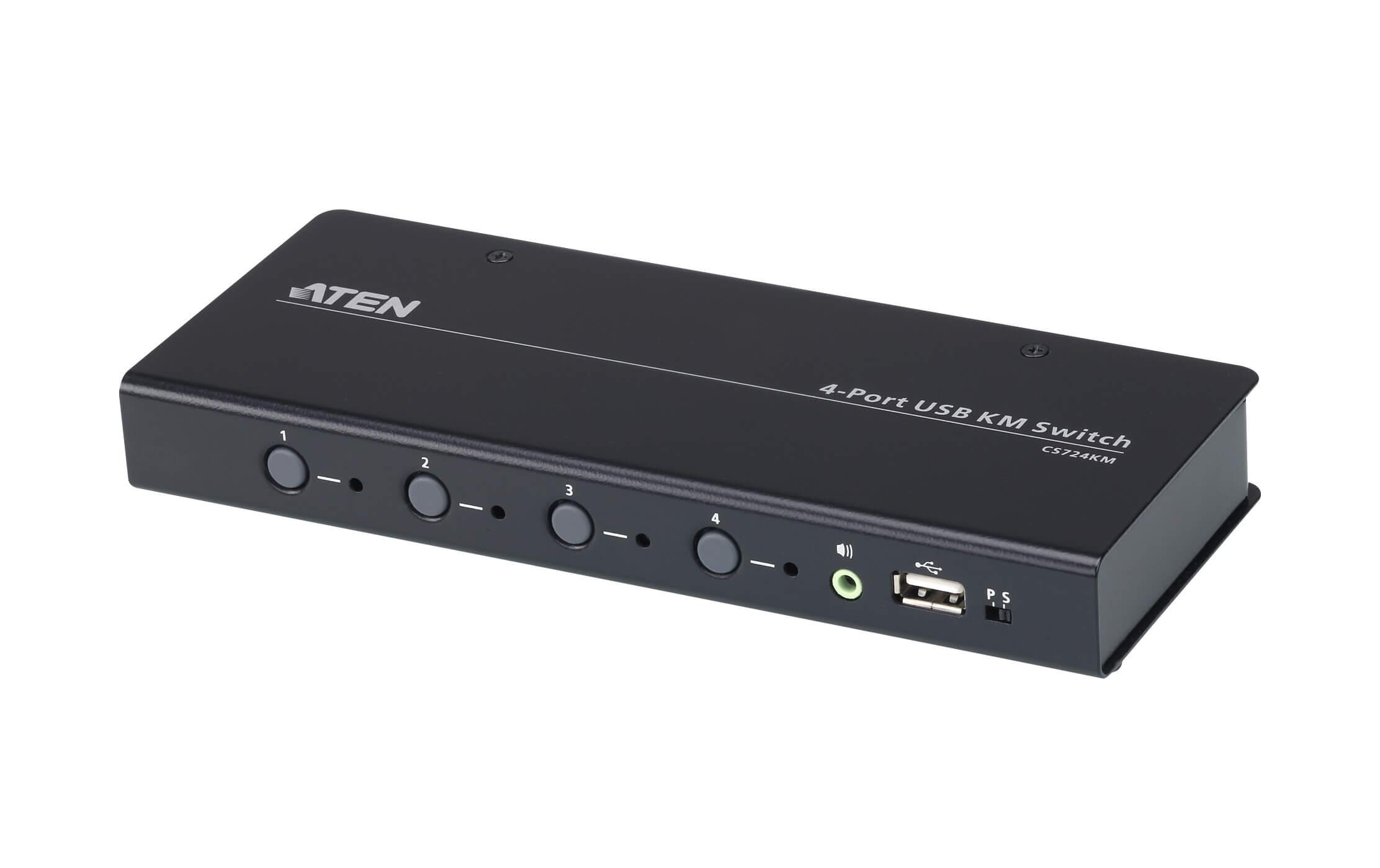 KM Switch CS724KM<br>4-Port USB Boundless KM Switch (Kabel enthalten)