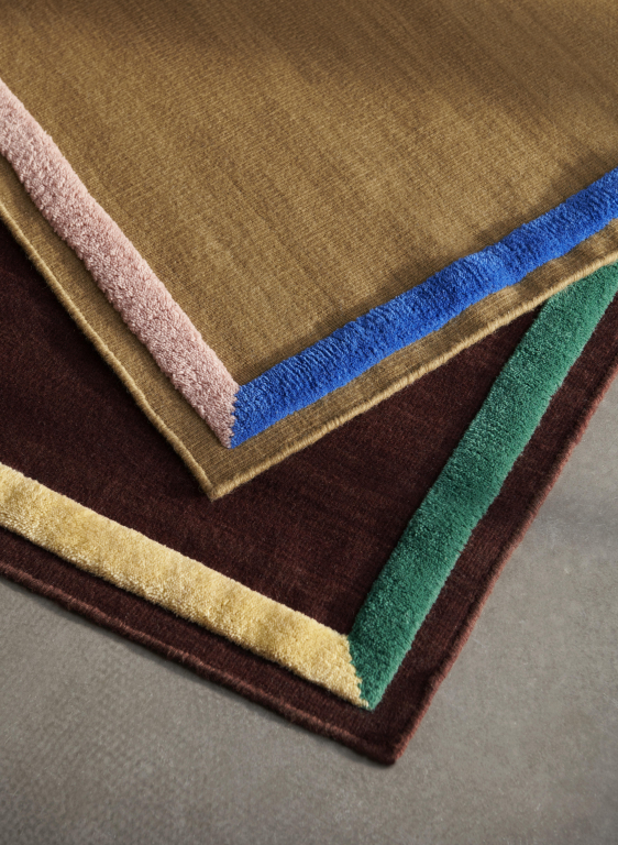 &tradition Framed AP14 vloerkleed 90x240 Plum