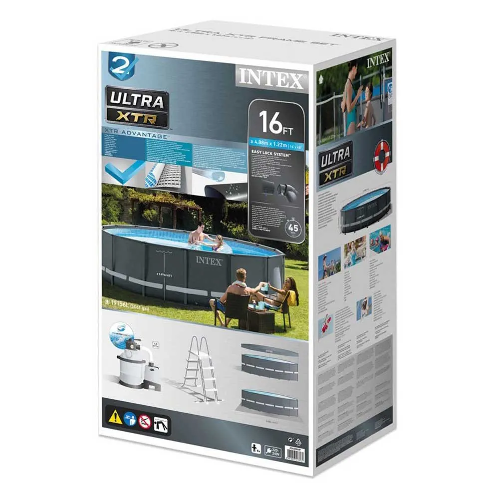 Intex Ultra XTR 488x122 cm Stahl Runder Aufstellpool