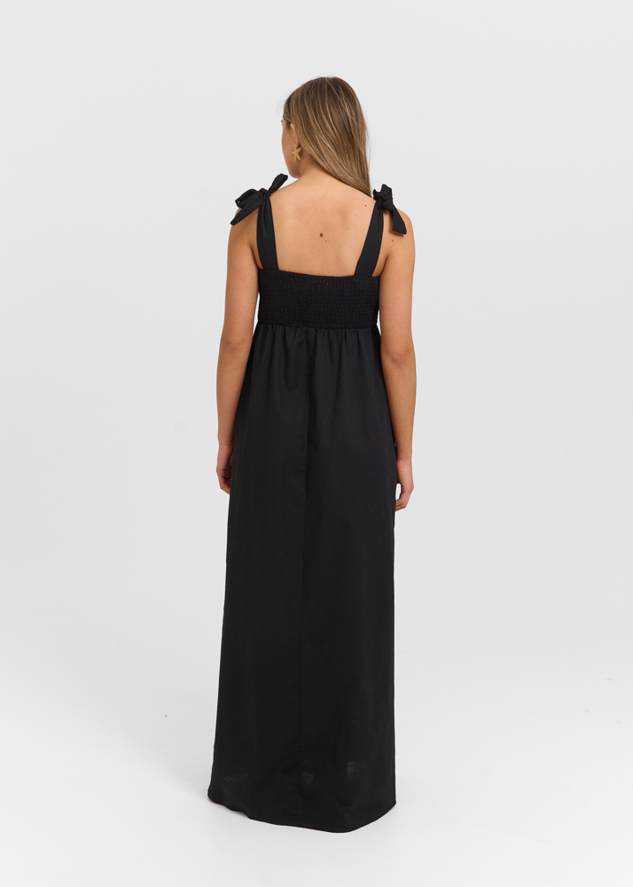 Geerte maxi jurk zwart