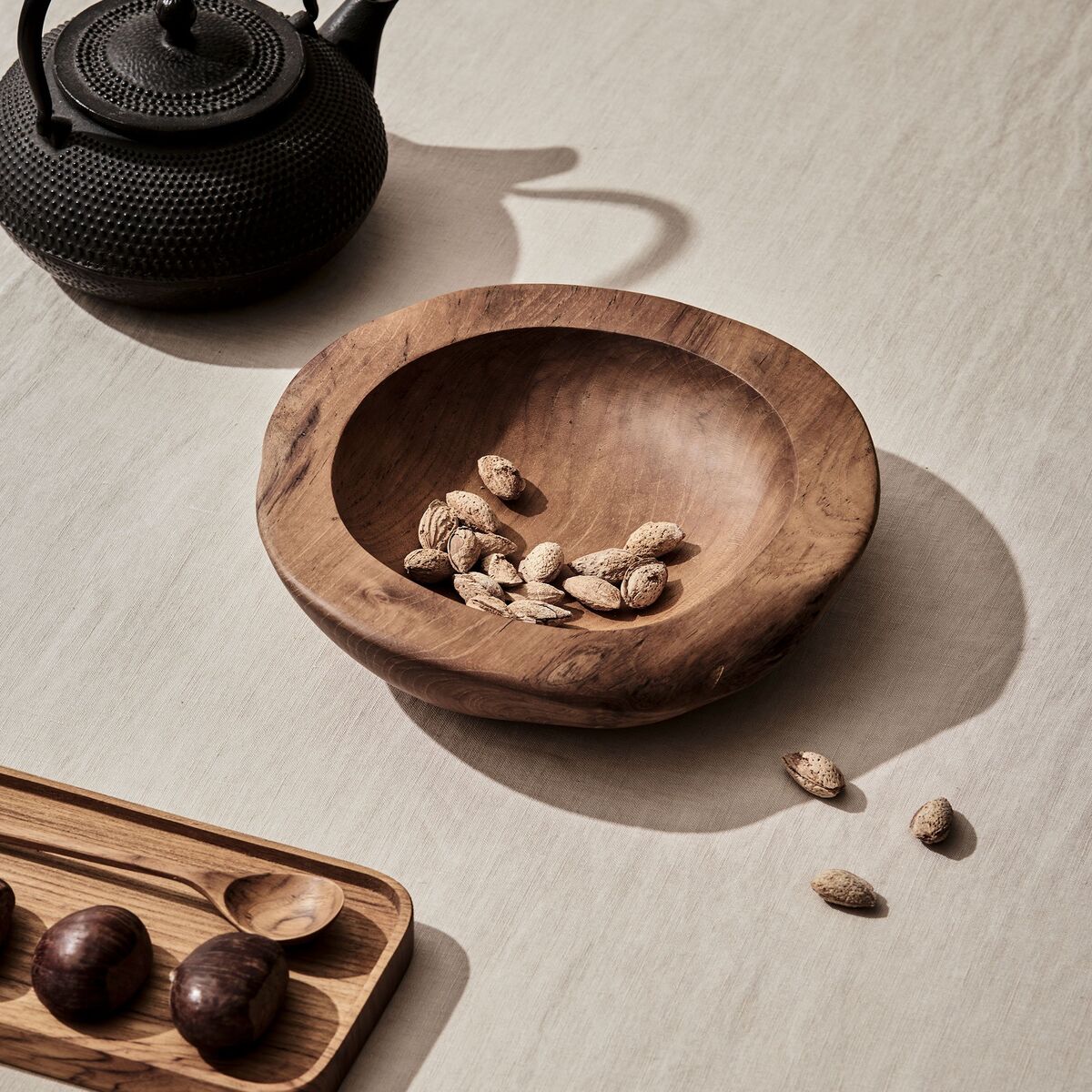 Skål (liten), teak