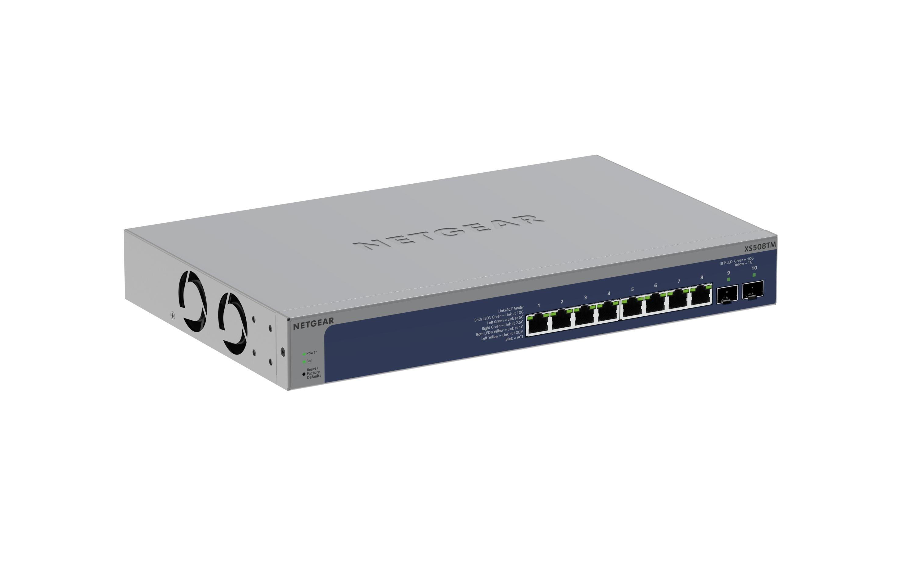 SFP+ Switch XS508TM 10 Port<br>High-Speed Netzwerkverbindung mit Cloud-Management für moderne Unternehmen