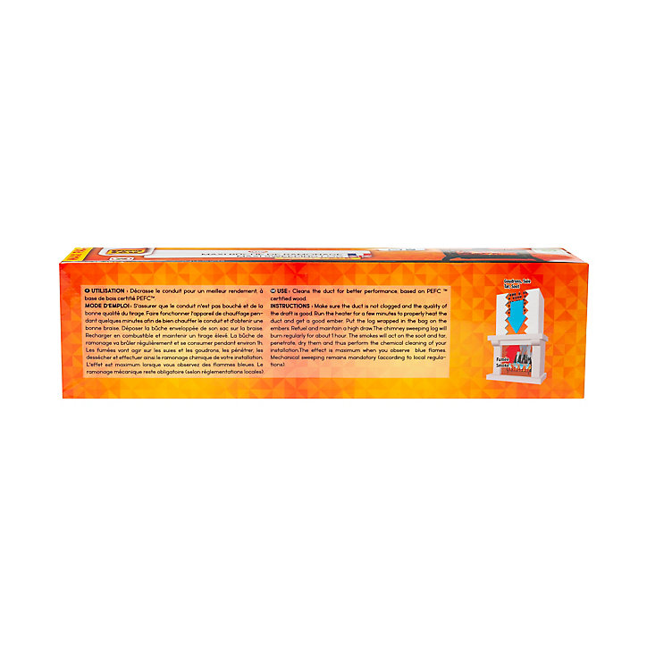 Bûche de ramonage maxi format Pyrofeu 1.4 kg
