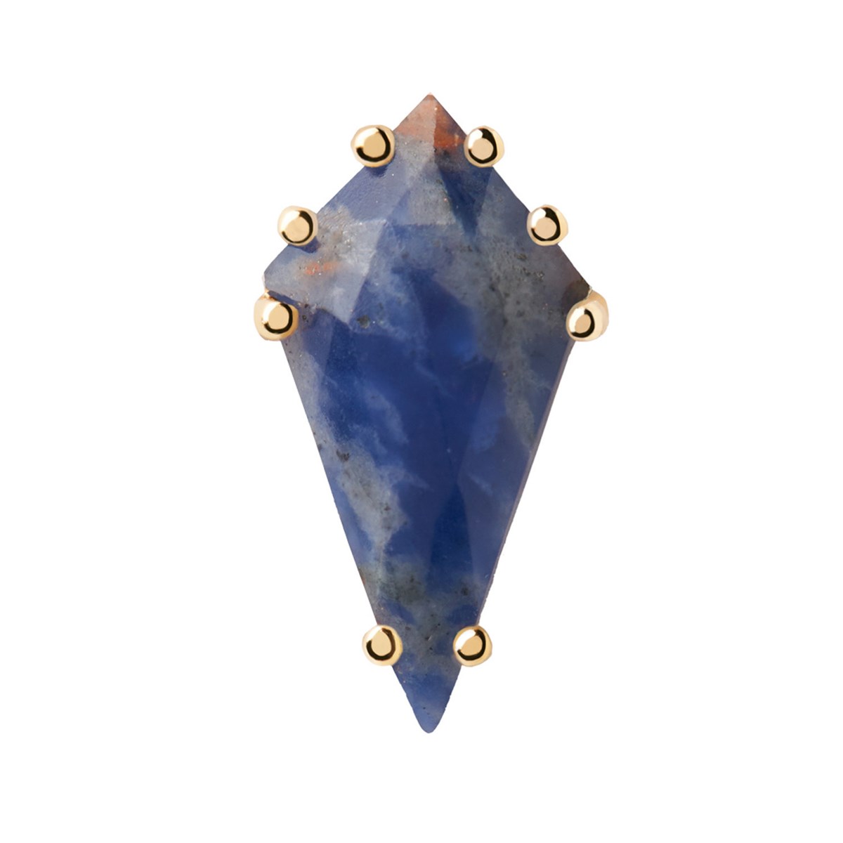 Boucle d'oreille individuelle PdPaola Akiro Sodalite