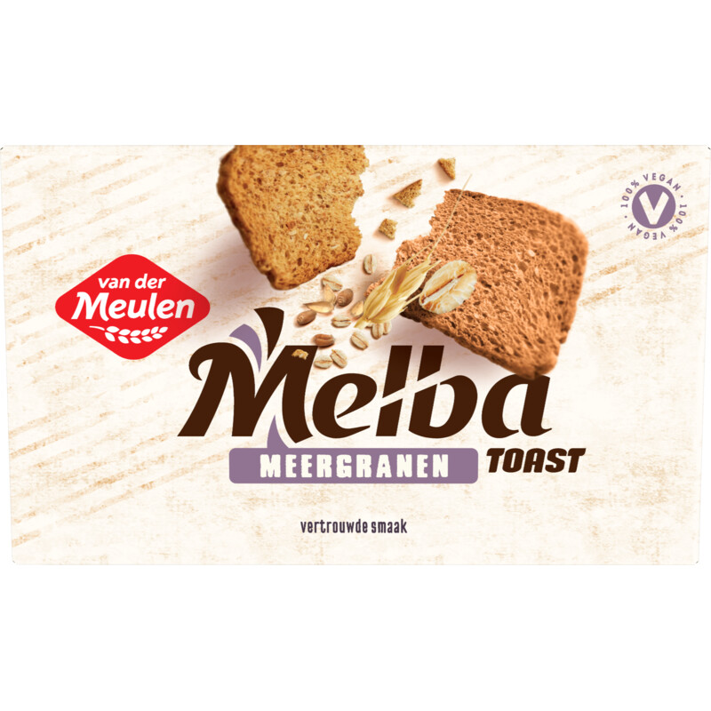 Van der Meulen Melba toast meergranen
