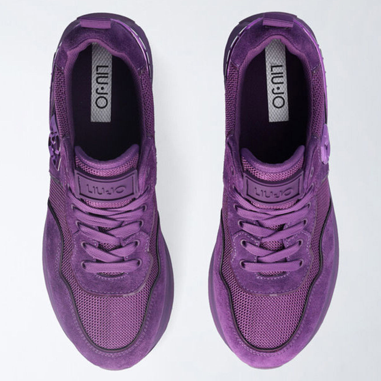 Liu-Jo Sneakers en Velours de cuir Calia violettes