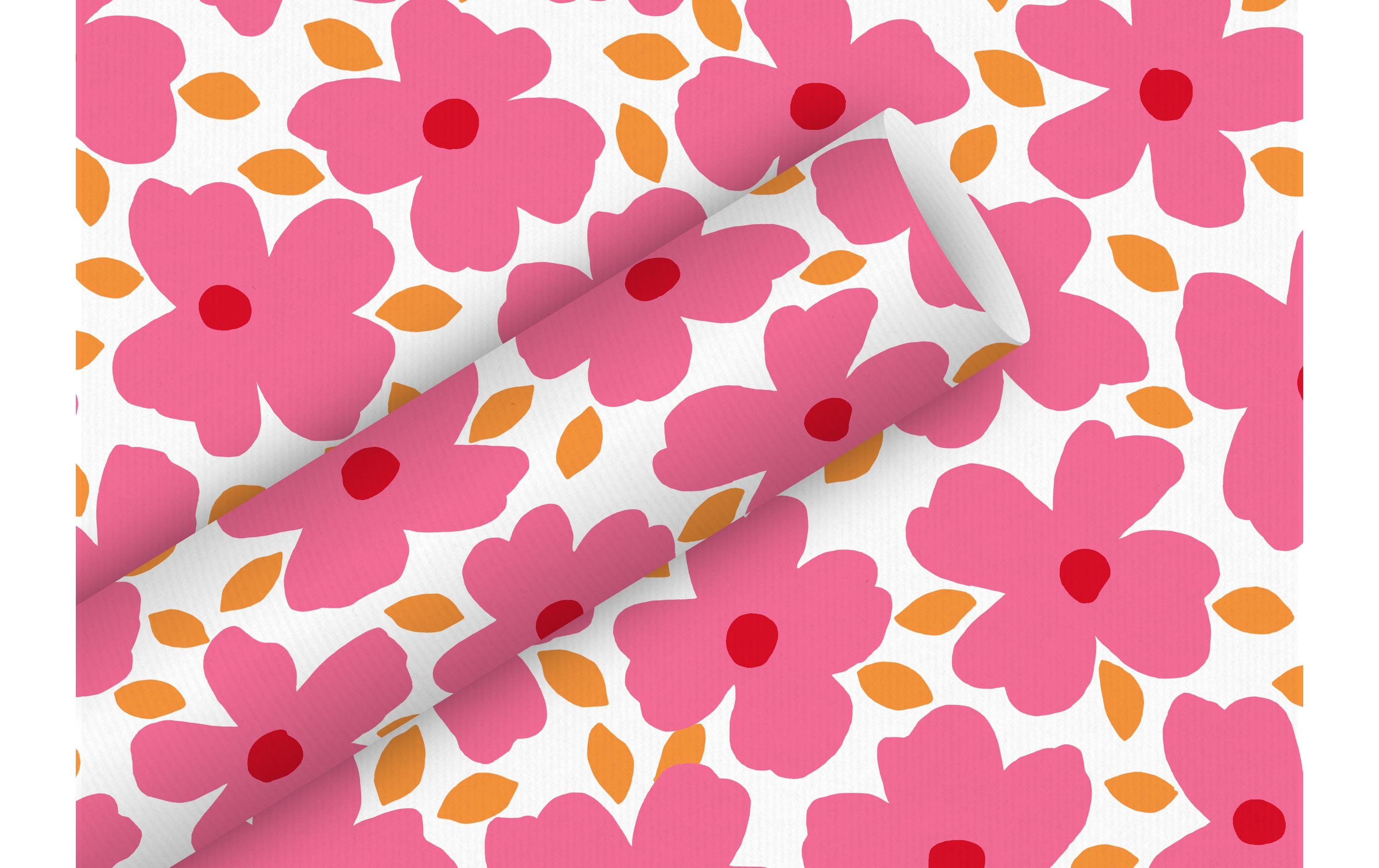 Geschenkpapier By Nature Poppy Pop Candy 2 m x 70 cmPapierrolle zum Einpacken von Geschenken