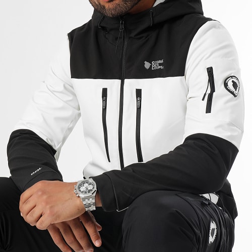 Veste Zippée Capuche Neo Blanc