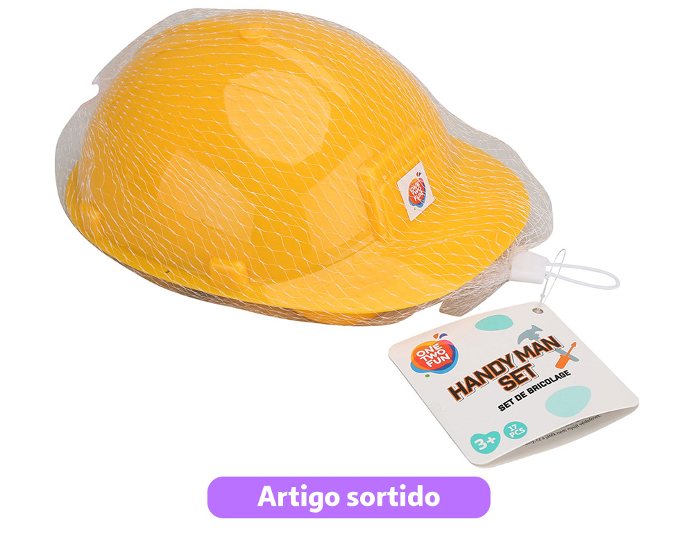 SET CAPACETE   17 FERRAMENTAS ONE TWO FUN