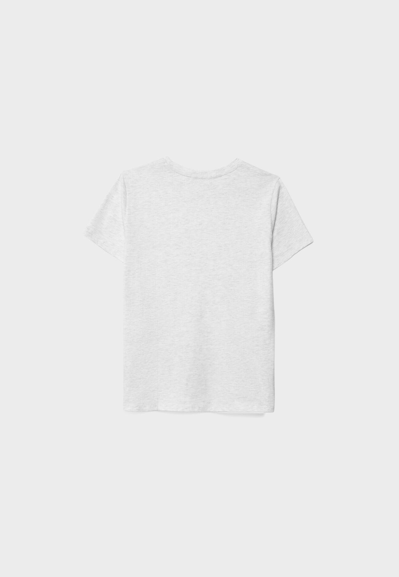 Camiseta básica de manga curta