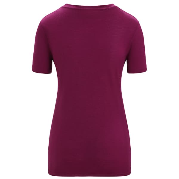 T-shirt randonnée ICEBREAKER W TECH LITE II SS TEE MOON PHASE GO BERRY