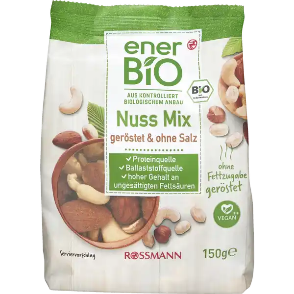 Nuss Mix geröstet & ohne Salz