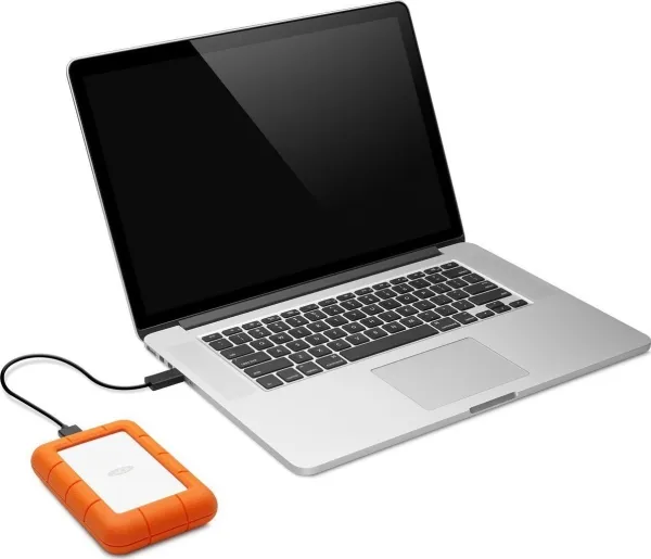 LaCie Rugged USB-C STFR5000800 - Harddisk - 5 TB - ekstern (bærbar) - USB 3.1 Gen 1 (USB-C stikforbindelse) - med 2 års Rescue Data Recovery Service Plan