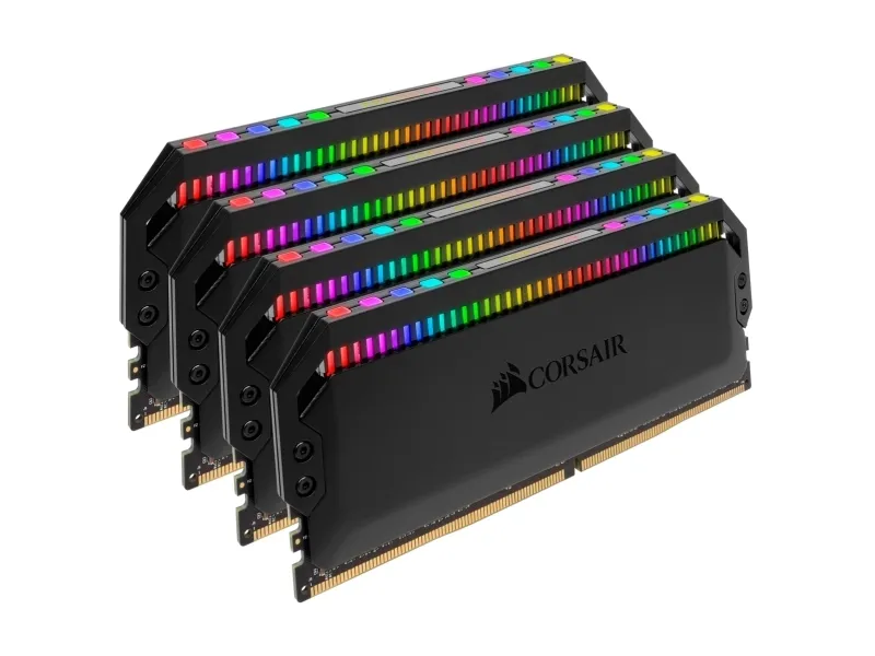 [OUTLET] - CORSAIR Dominator Platinum RGB - DDR4 - sæt - 32 GB: 4 x 8 GB - DIMM 288-PIN - 3200 MHz / PC4-25600 - CL16 - 1.35 V - ikke bufferet - ikke-ECC - sort