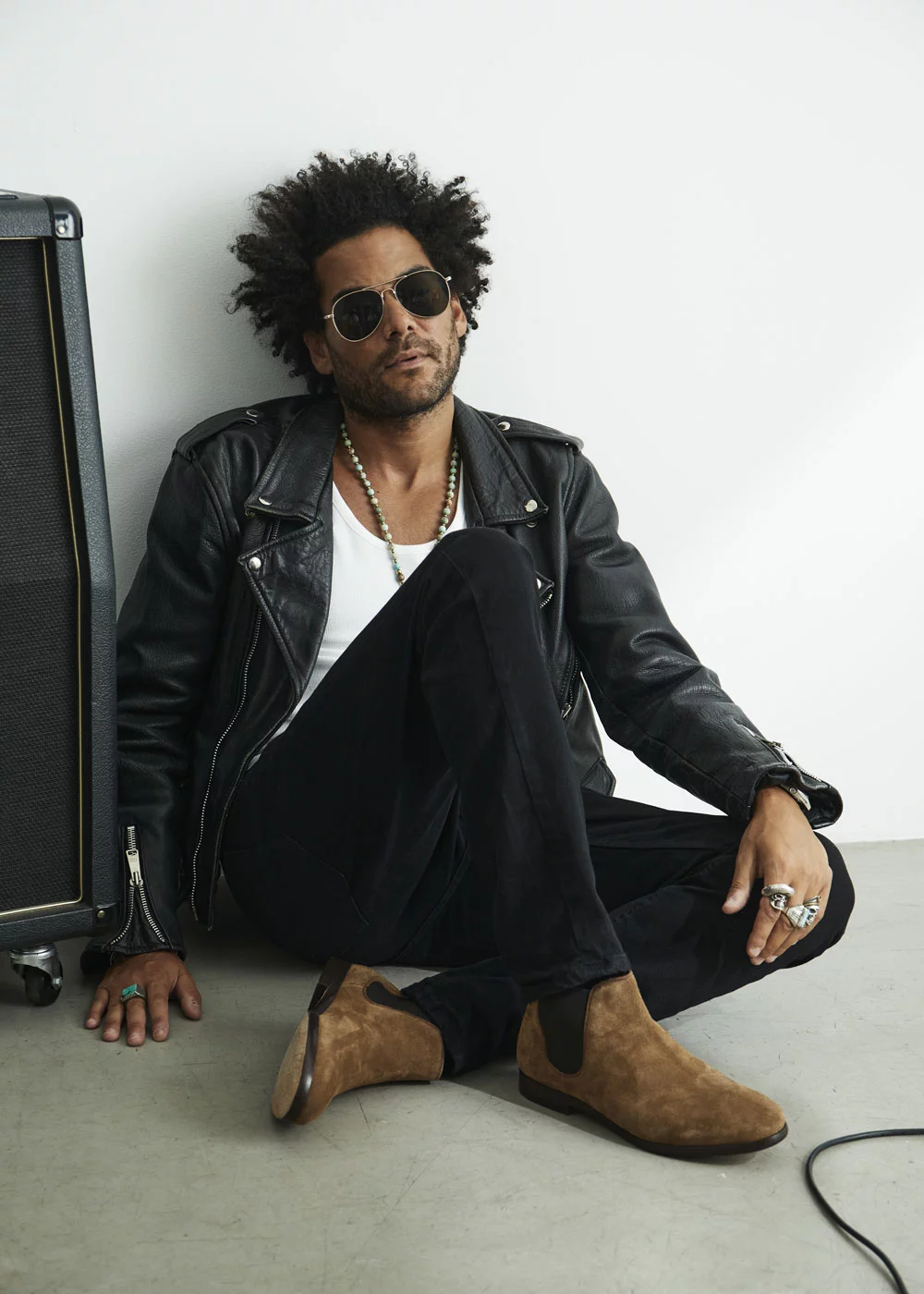 CHELSEA BOOTS VLADIMIRO VELOURS MARRON