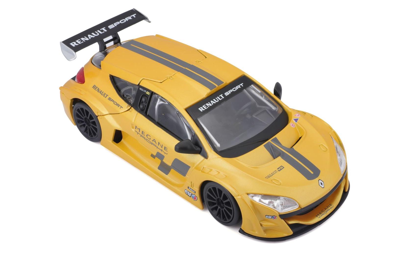 Renault Megane Trophy Gelb 1:24Sammlermodell im Massstab 1:24
