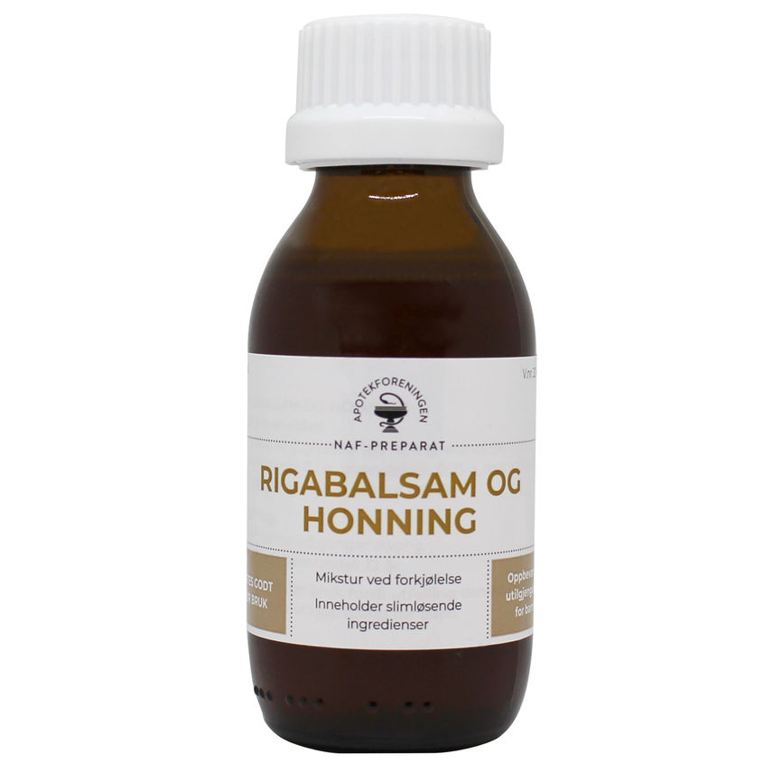Rigabalsam og honning NAF mikstur 0,3 mg/ml/6 mg/ml/460 mg/ml