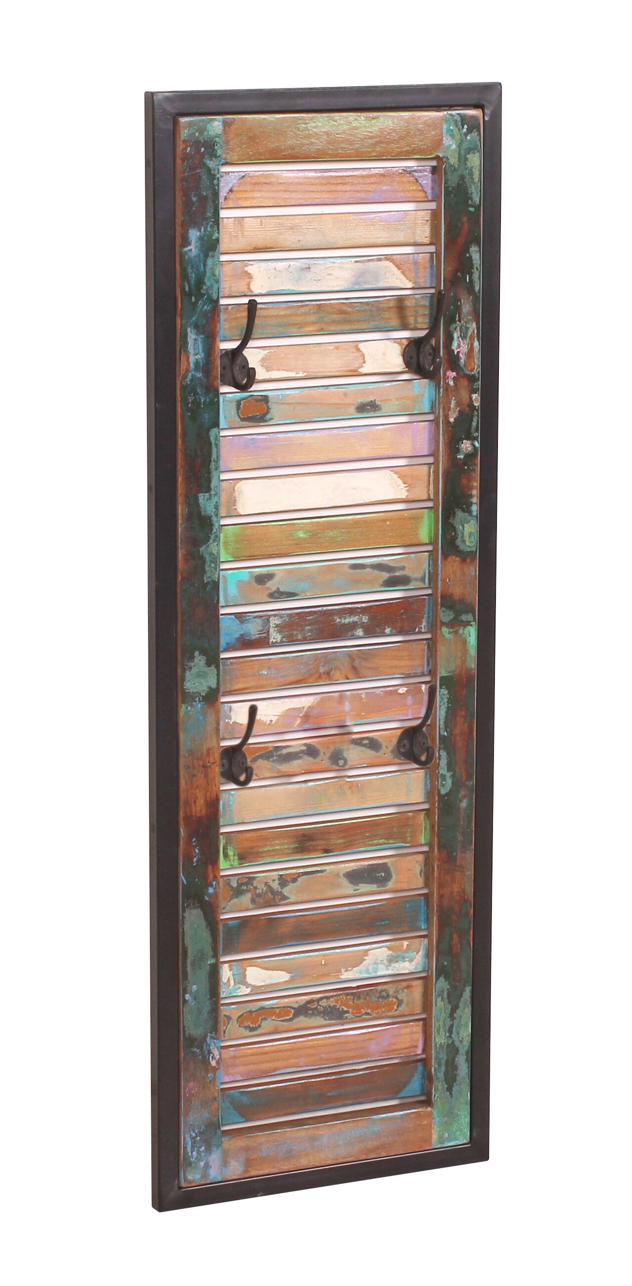 Garderobenpaneel Fiume Altholz Haken Wandgarderobe Flur Garderobe Wandpaneel