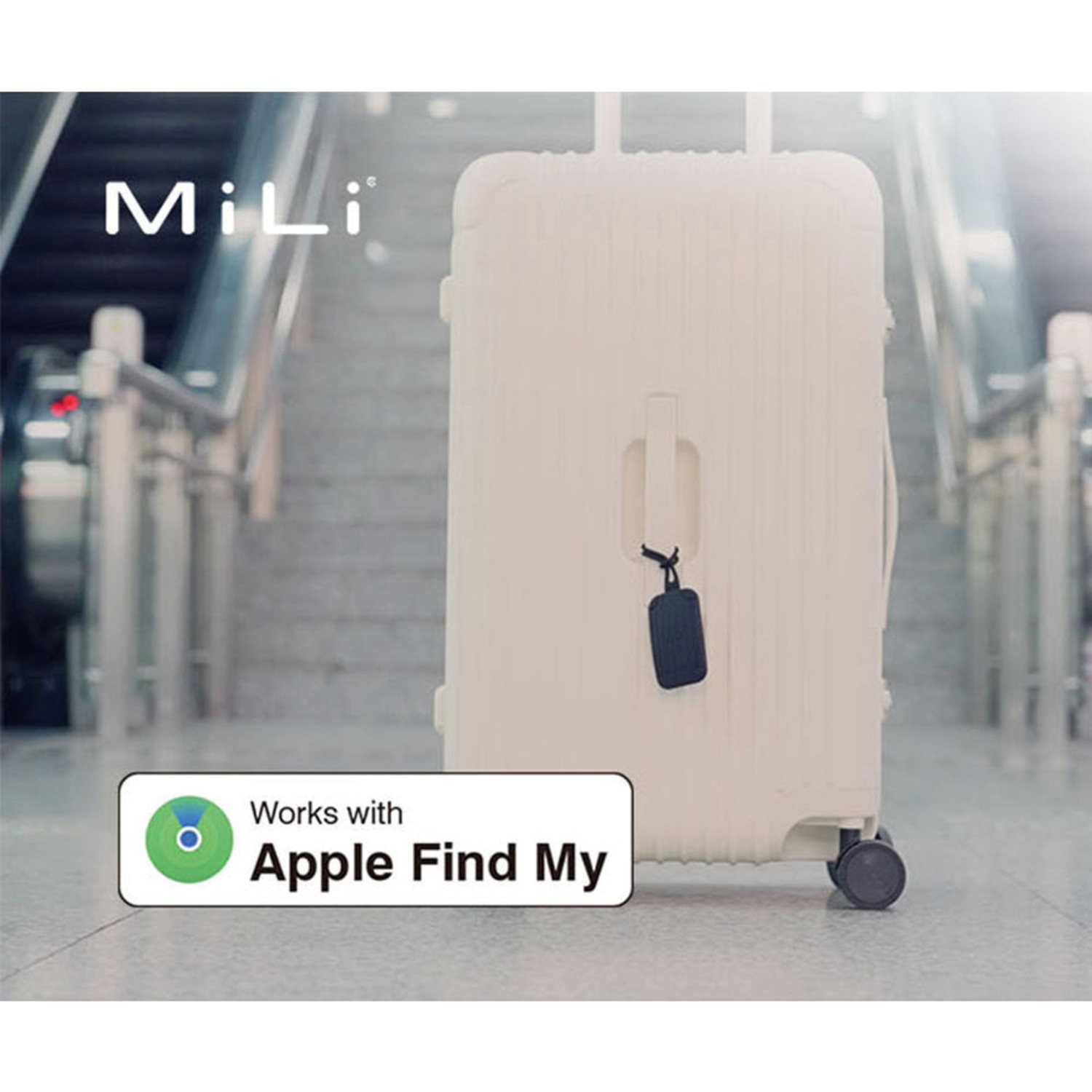 MiLi MiTag Luggage white