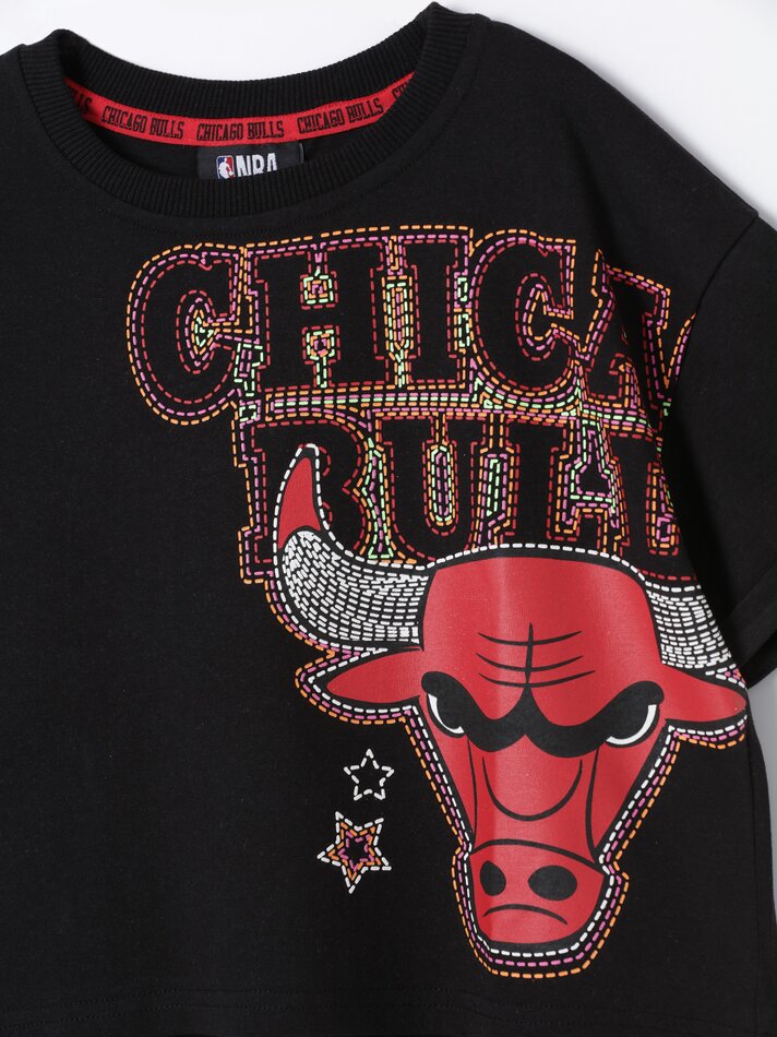Camiseta NBA com estampa - Preta