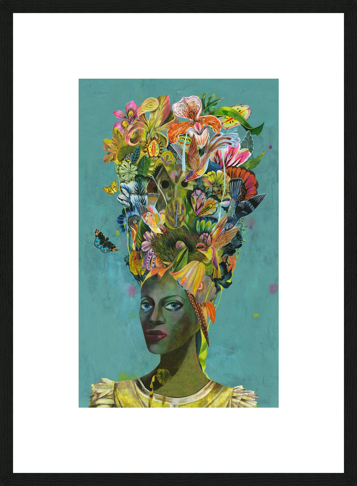 Antoinette Golden Tear by Olaf Hajek - Limited Edition. Edition of: 150. Signed.