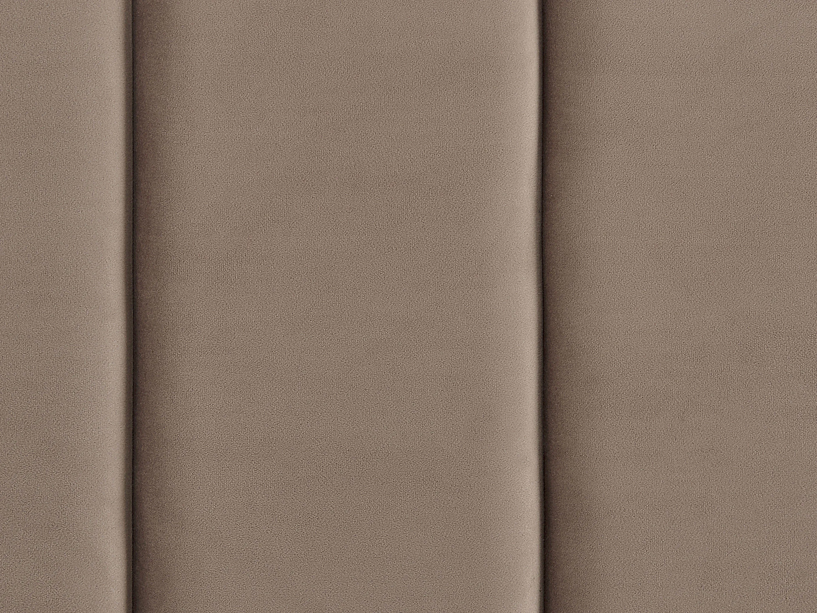 Bed Fluweel VILLETTE 180 x 200 cm Taupe