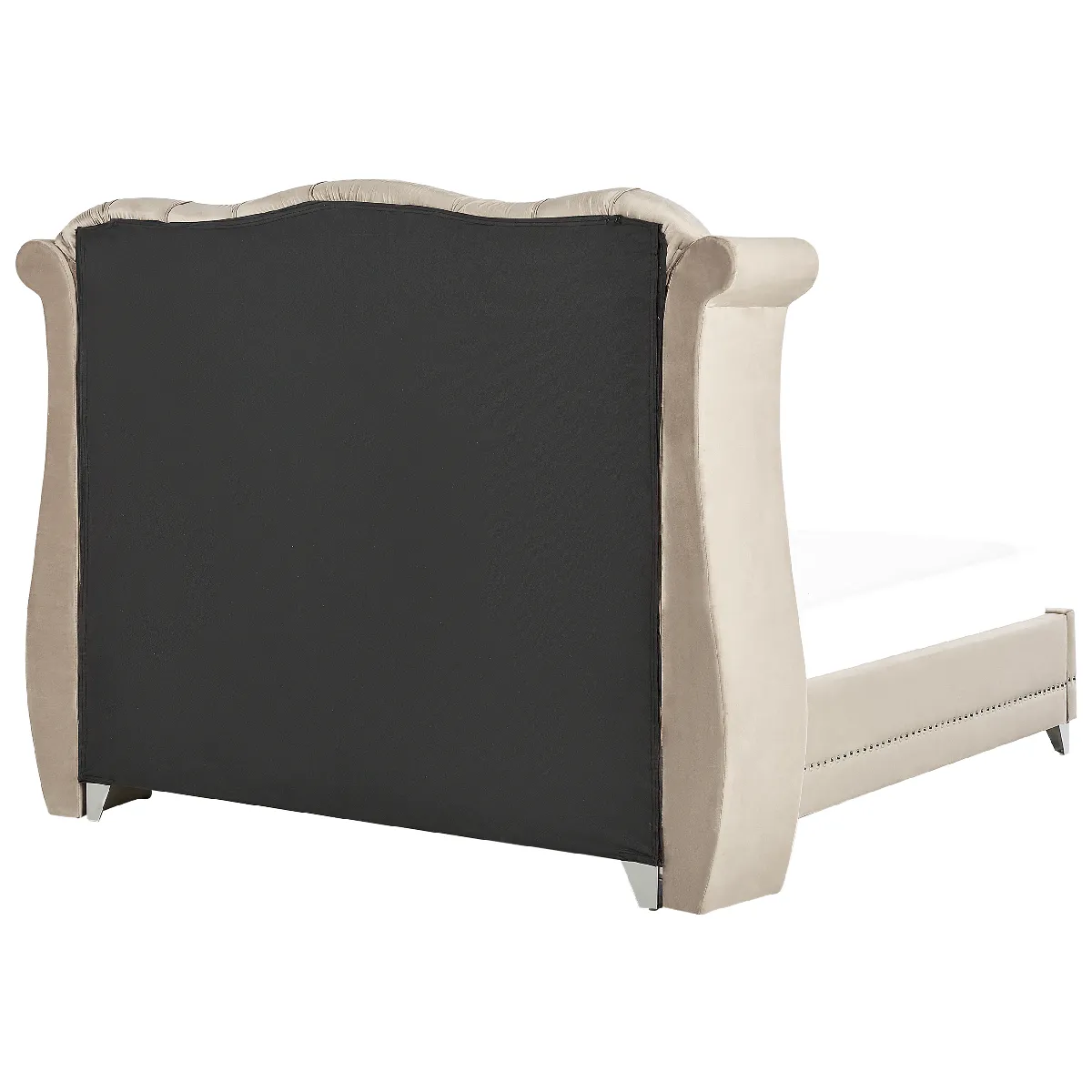 BELIANI AYETTE 140x200 cm - Velours Beige