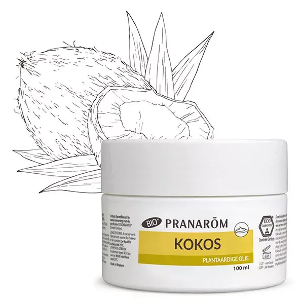 Óleo Vegetal de Coco Orgânico Pranarom 100ml