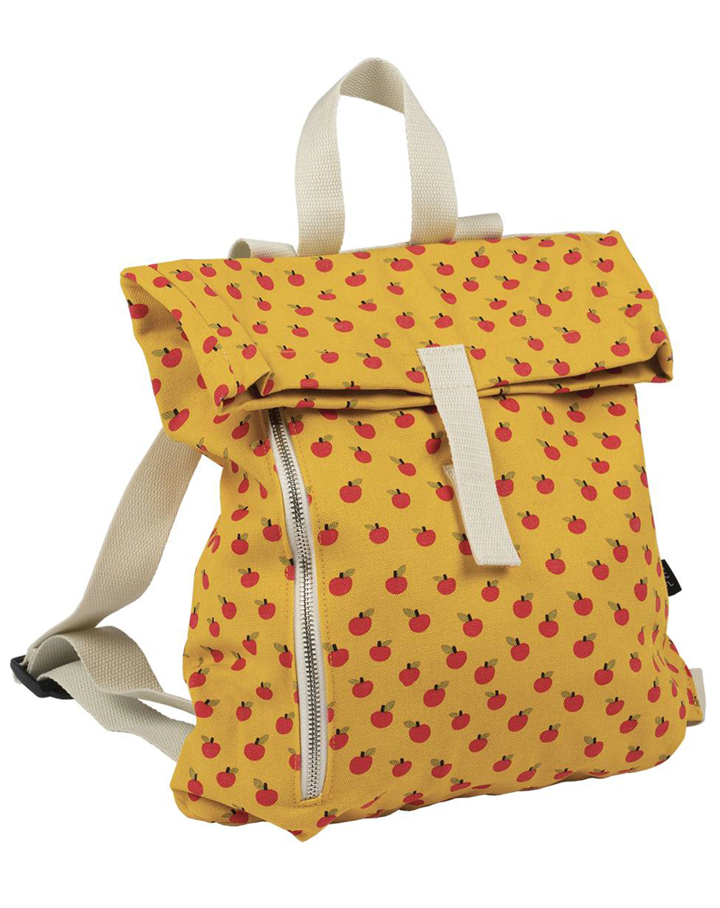 Kinderrucksack KURIER - APFEL (38x33) in gelb