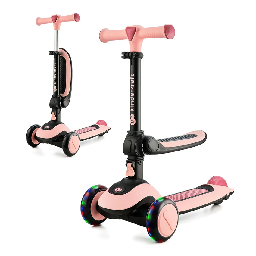 Trottinette évolutive à 3 roues Halley rose