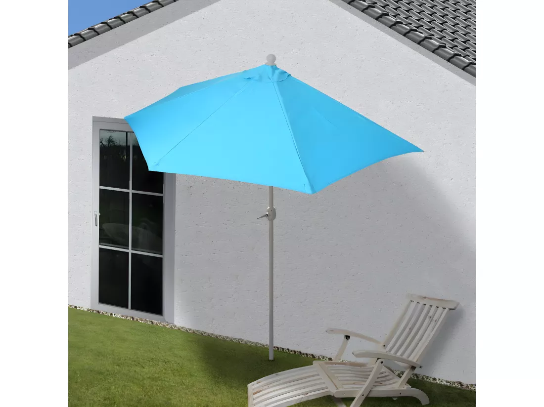 Demi parasol semi-circulaire balcon aluminium 285 x 145 x 252 cm 04_0003903