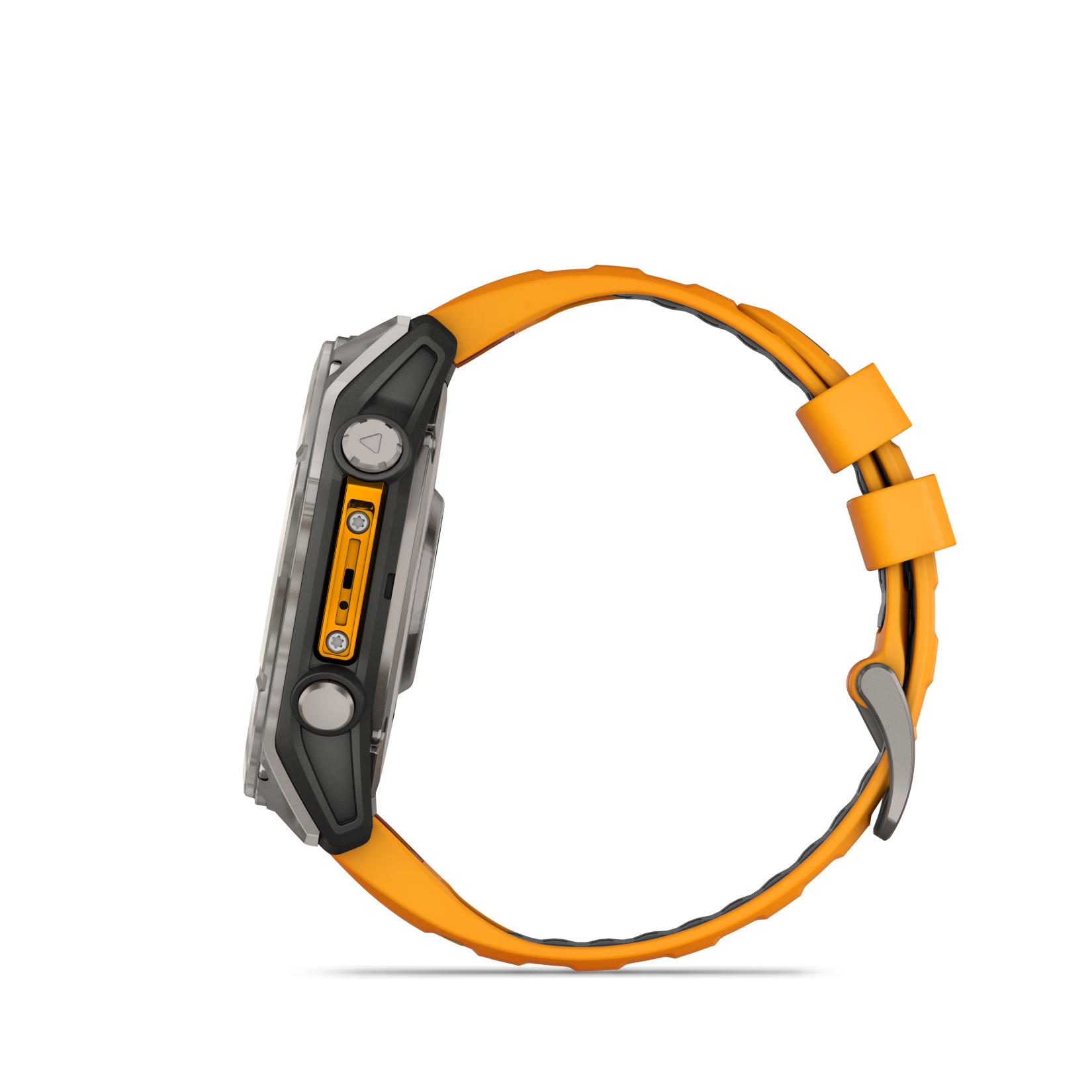 Garmin Fenix 8 47mm Amoled Sapphire Titan/Orange