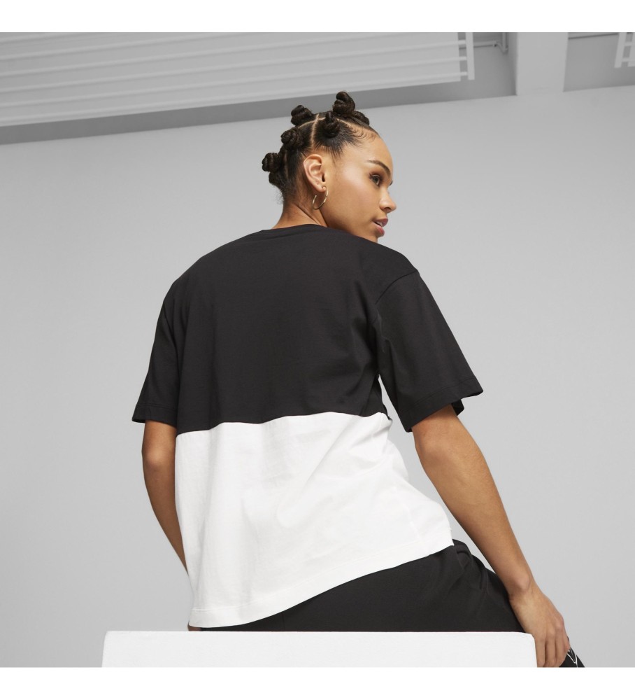 Camiseta Puma Power Colorblock, preta