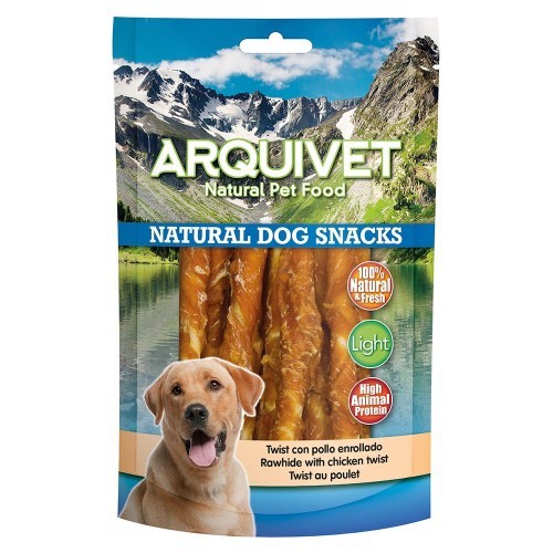 Petisco para cães sabor frango Twist