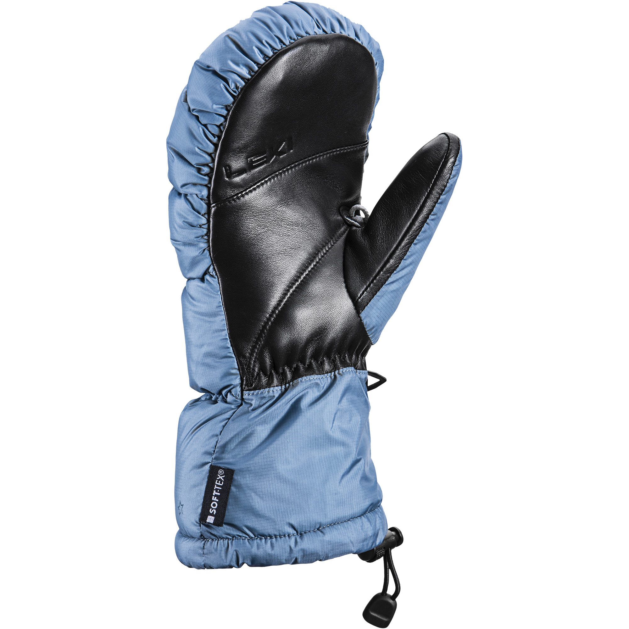 LEKI Glace 3D Fäustlinge Damen stone grey
