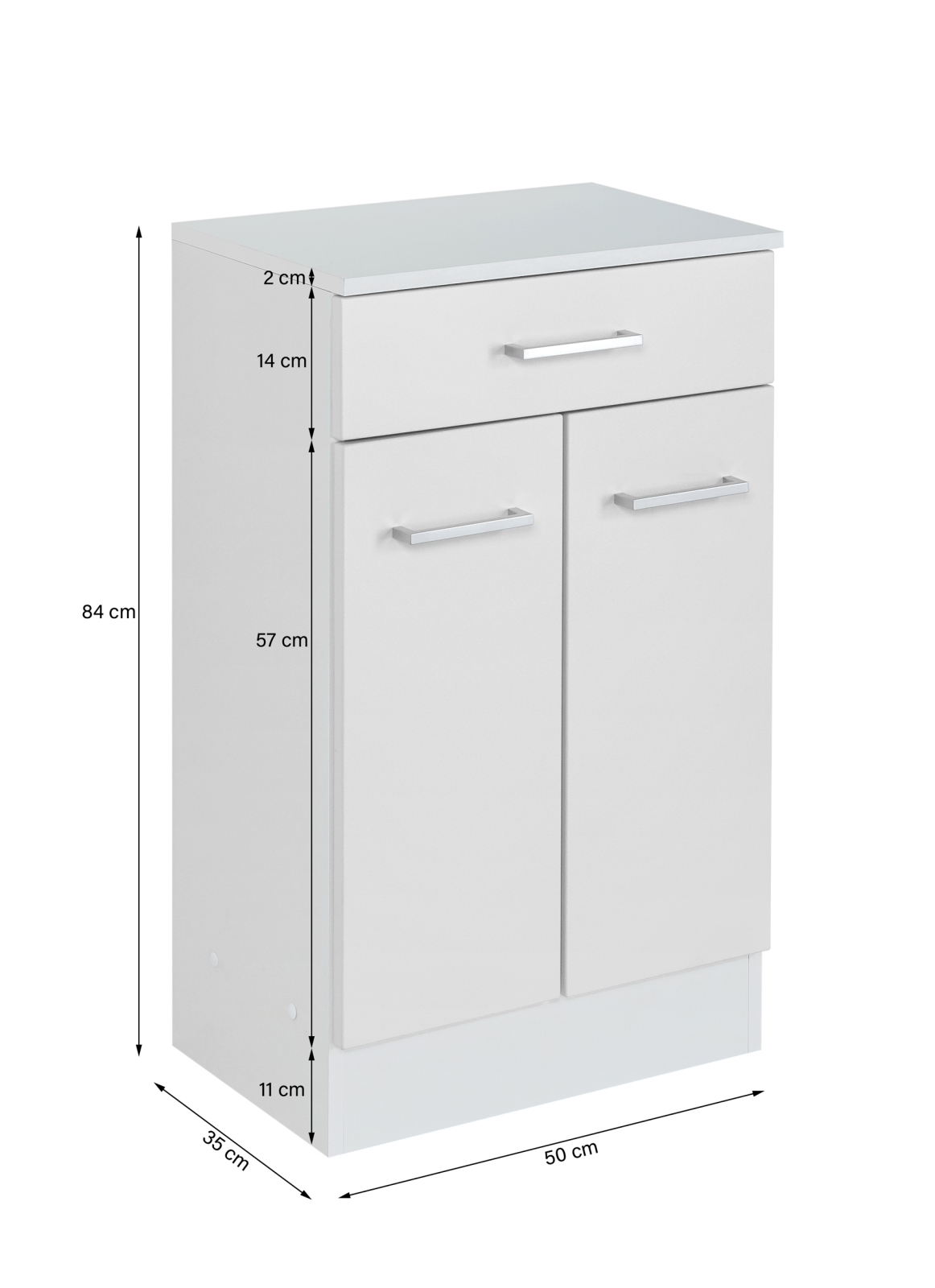 Unterschrank RIGA - grün - 50 cm