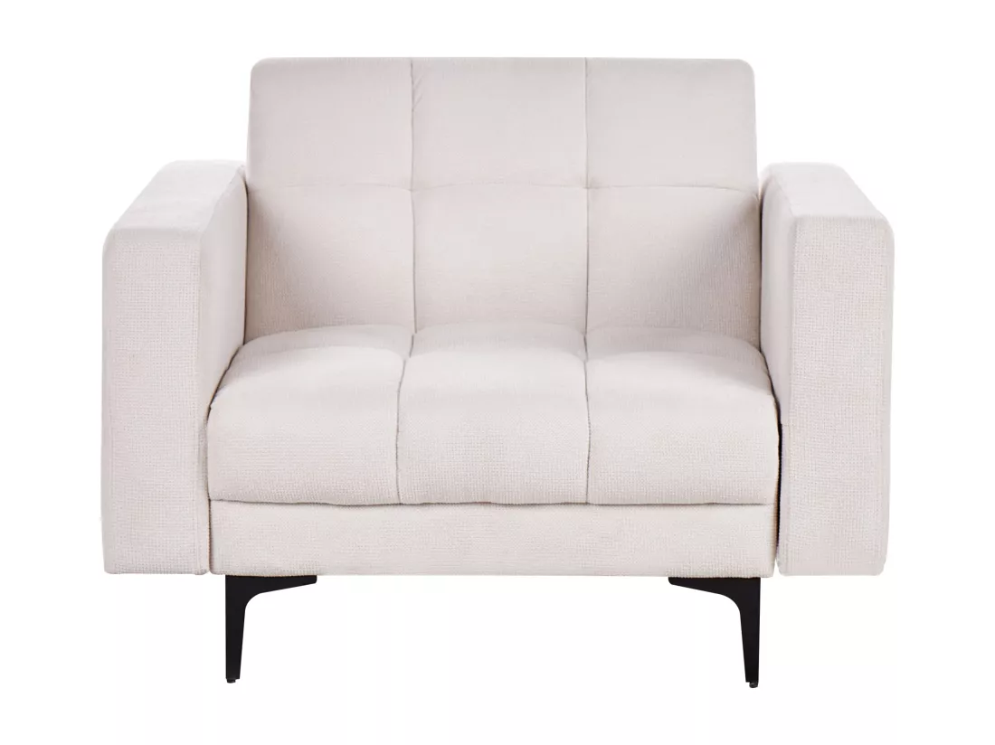 Fauteuil ALNES Blanc cassé