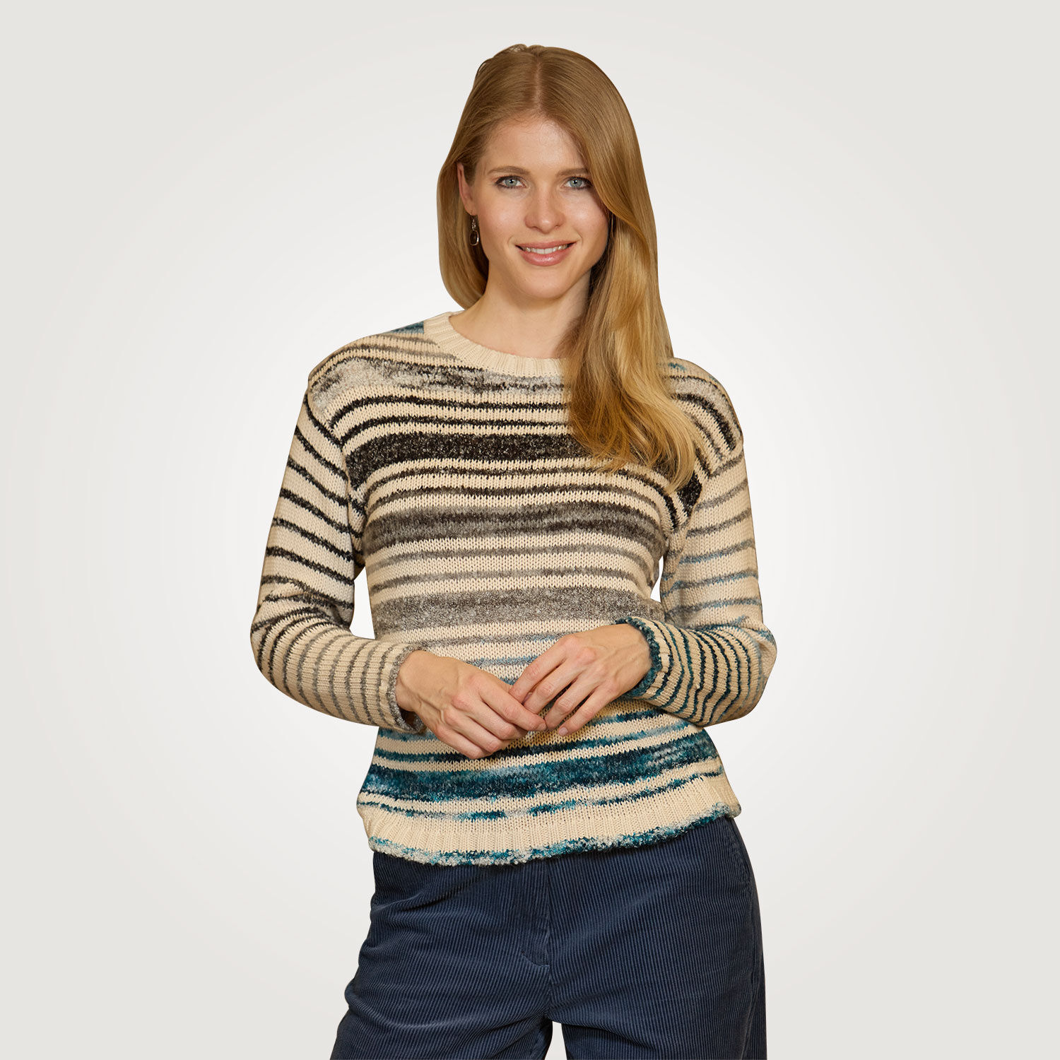 Damen Pullover mit Farbverlauf