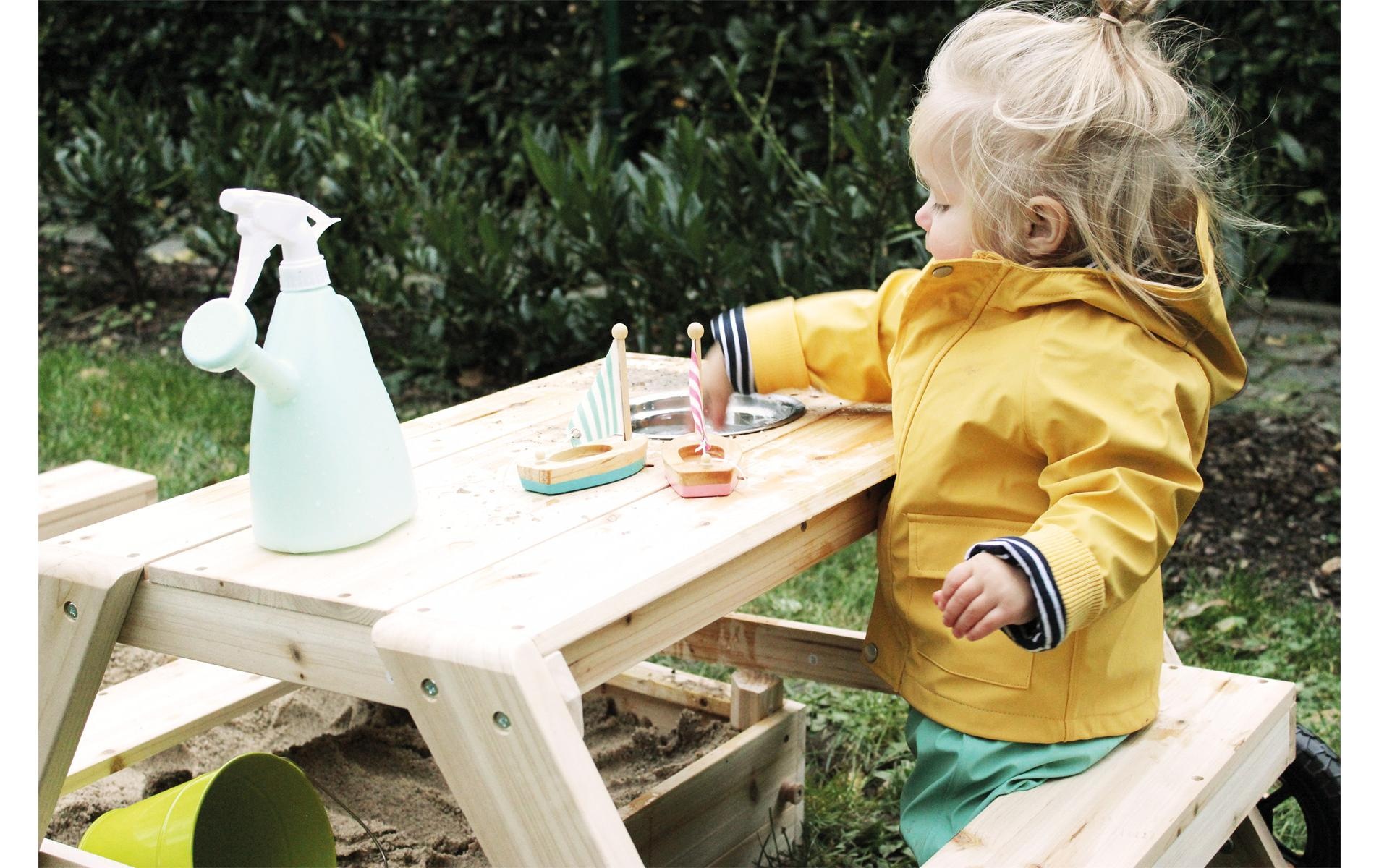 Small Foot Sandkasten »mit Sitzgruppe und Matschtisch«