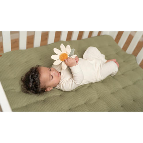 Hochet peluche fleur - Little Farm - LITTLE DUTCH