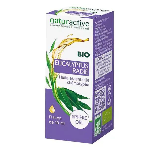 Óleo Essencial de Eucalipto Radiata Orgânico Naturaactive 10ml