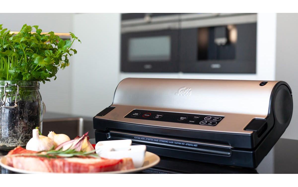 Vakuumiergerät Vac Prestige Silber<br>Automatisches Vakuumier-System mit praktischem Bedienungsfeld