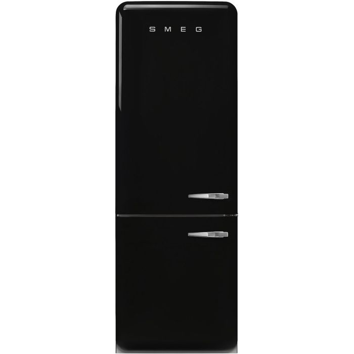 SMEG Kühl- Gefrierkombination 50's Retro Style FAB38LBL5 Schwarz